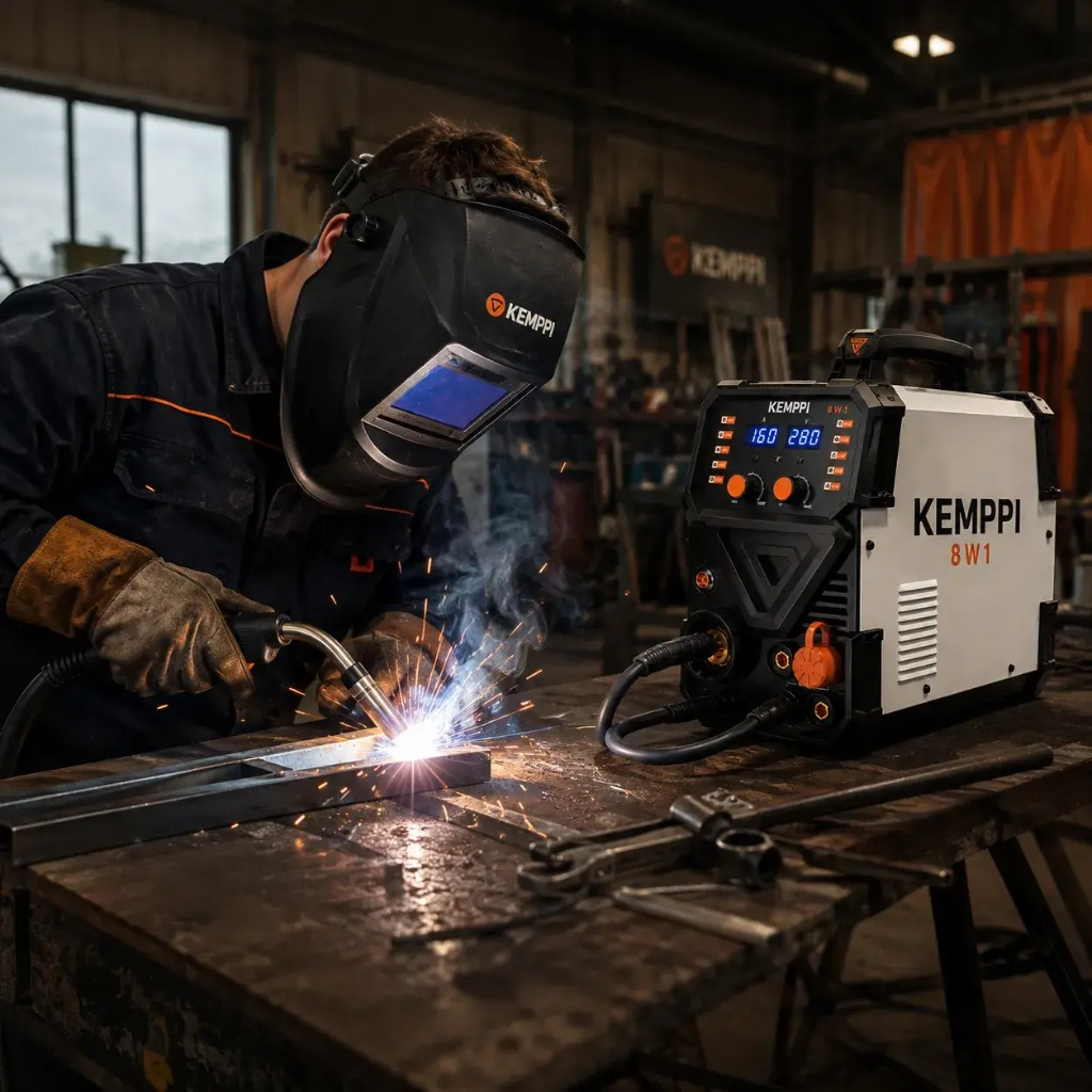 Kemppi prenosná zváračka do garáže a na stavbu