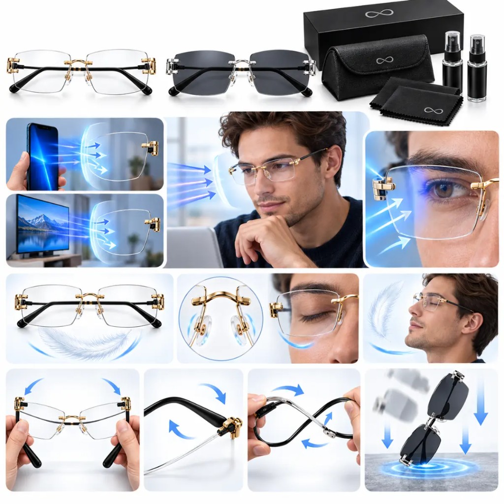 OptiFocus z filtrem BlueBlock i elastyczną oprawką anty-wstrząsową 21 g