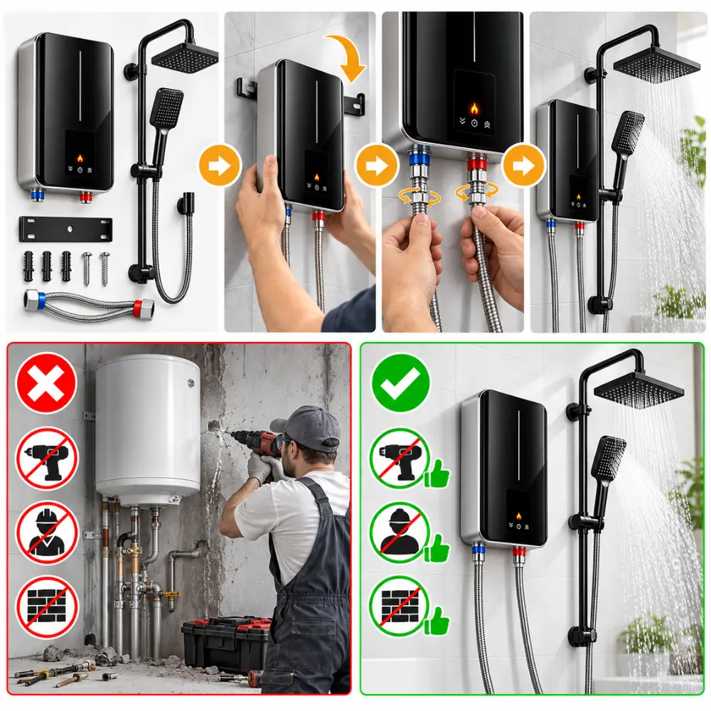 Montáž ThermoPulse ve 4 krocích: bez instalatéra a vrtání