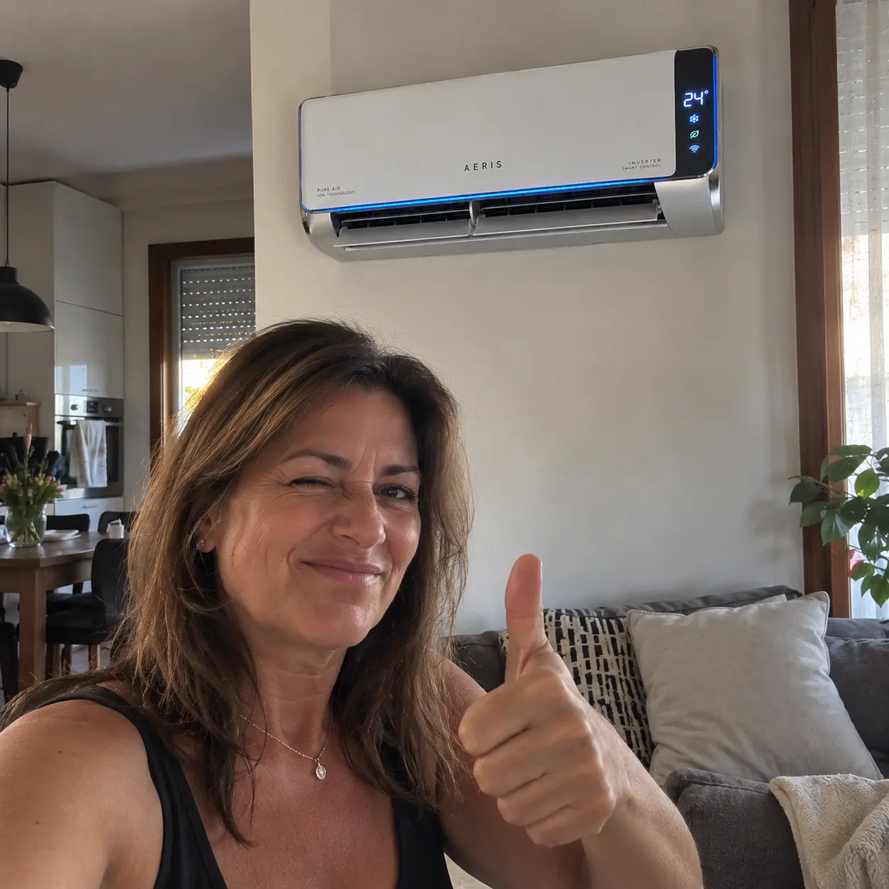 AERIS instalat într-un mediu casnic